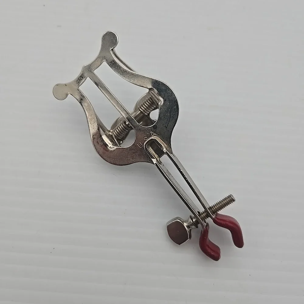 Trumpet Lyre, Clamp-On‎ Nickel Finish